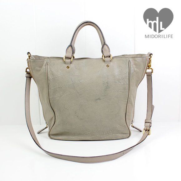 MARC BY MARC JACOBS Washed Up Leather Tote Crossbody Bag - Picture 3 of 16